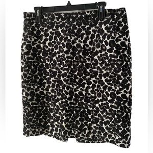 J Crew Animal Printed Pencil Skirt